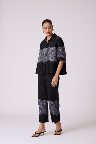 Elisa Shirt Set - Black