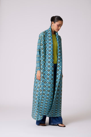 Mirel Print Overlay - Blue & Green