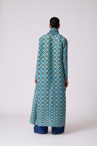 Mirel Print Overlay - Blue & Green