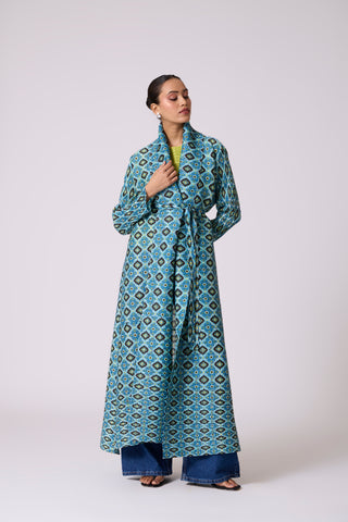 Mirel Print Overlay - Blue & Green