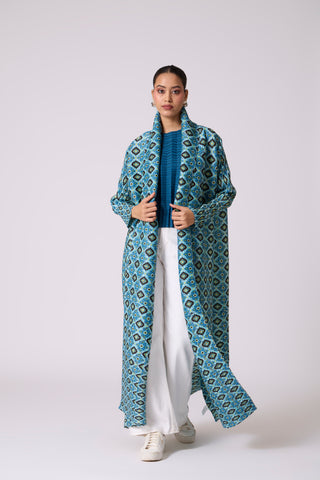 Mirel Print Overlay - Blue & Green