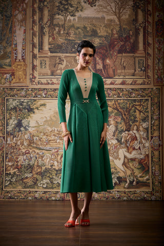 Ingrid Dress - Green