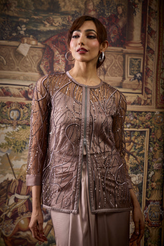 Veronica Jacket - Dusky Rose