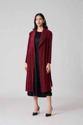 Caroline Overlay - Dark Maroon