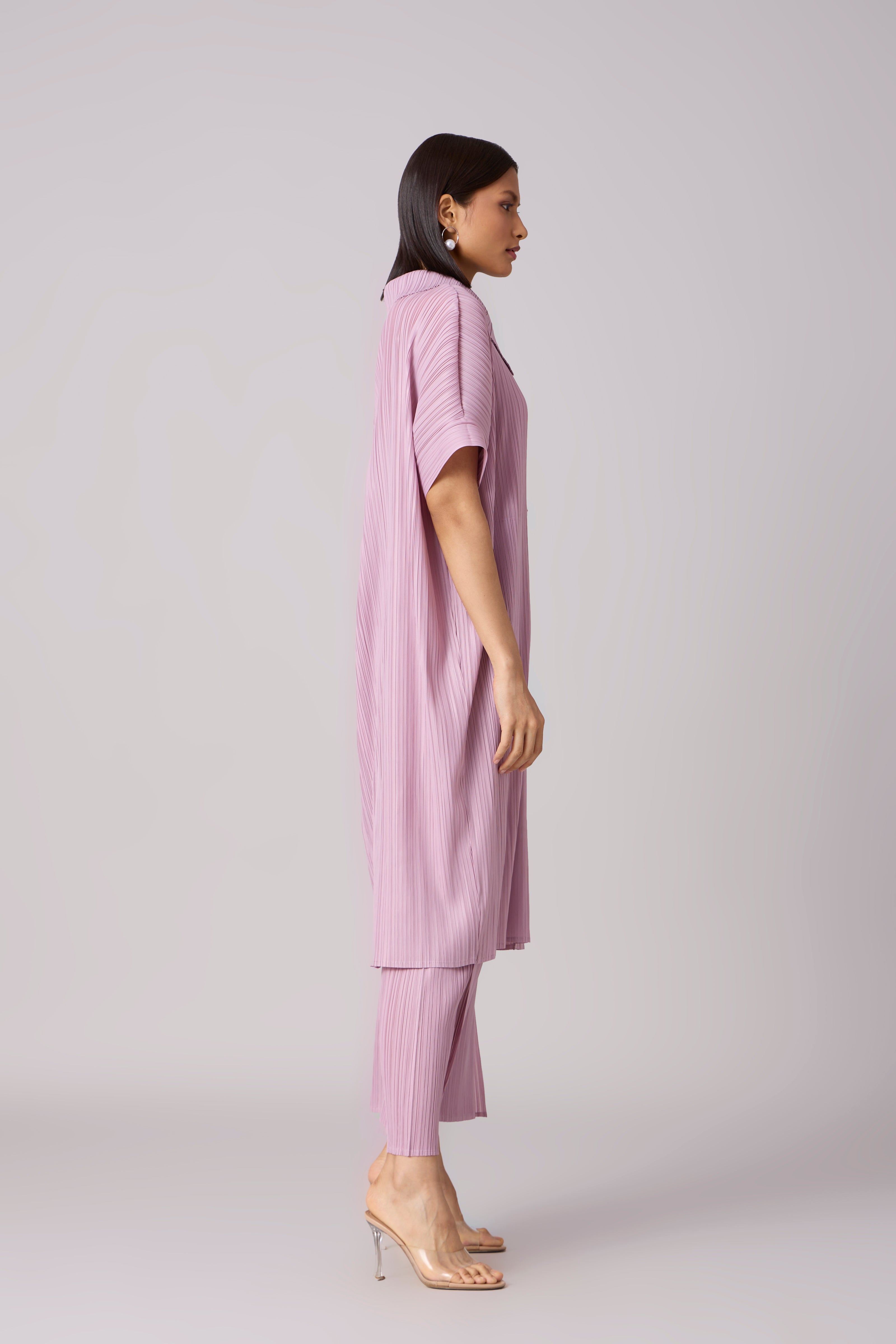Maria Shirt Set - Onion Pink