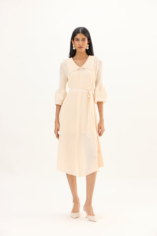 Trudy Dress - Apricot Cream