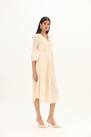 Trudy Dress - Apricot Cream