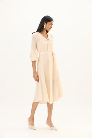 Trudy Dress - Apricot Cream