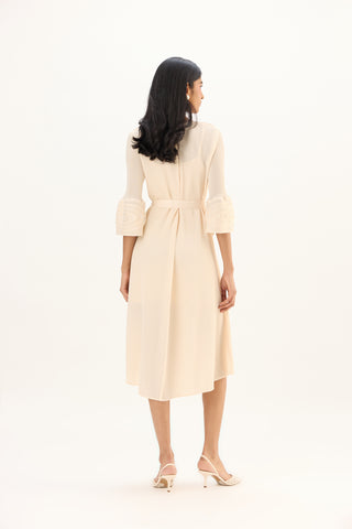 Trudy Dress - Apricot Cream