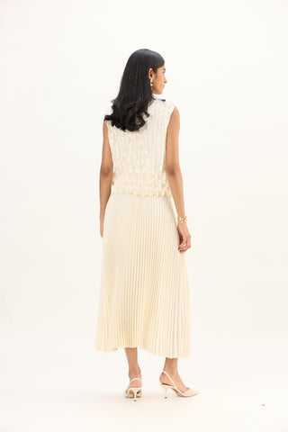 Amber Satin Set - Ivory