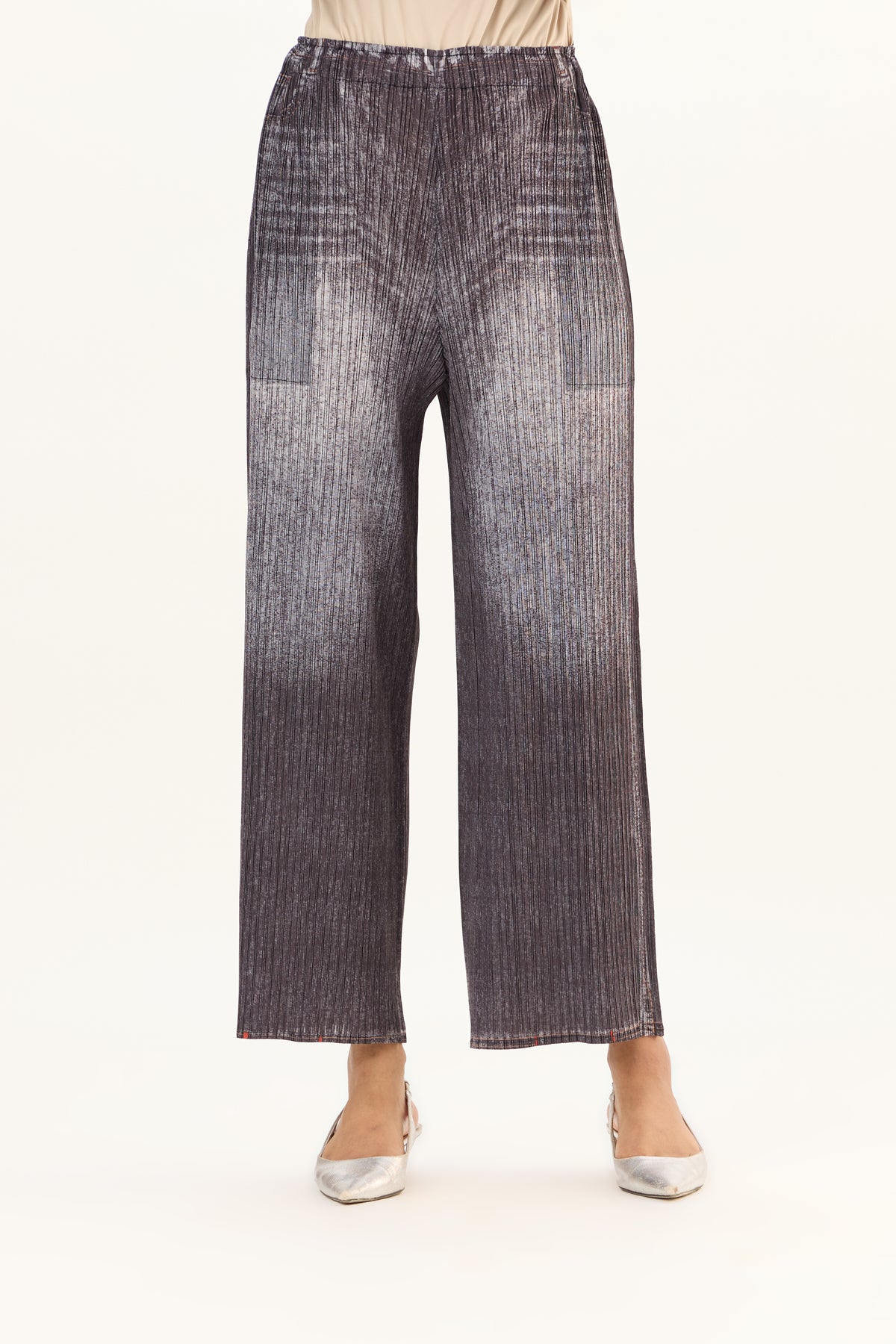 Denim Wash Pants - Black