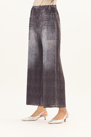 Denim Wash Pants - Black