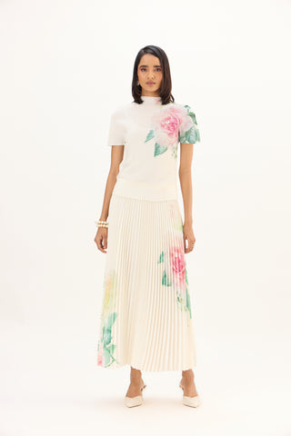Amelia Rose Maxi Set - Off White