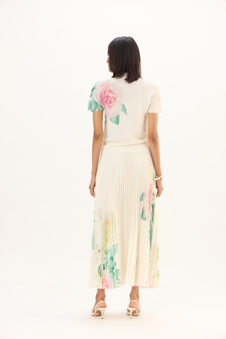 Amelia Rose Maxi Set - Off White