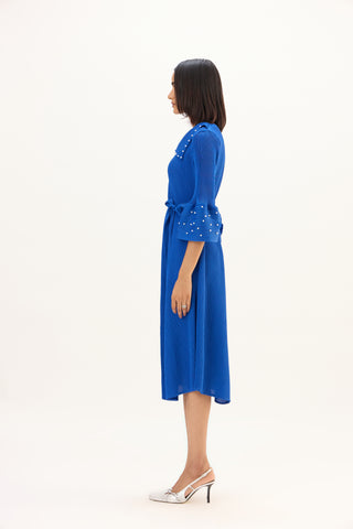 Trudy Dress - Sapphire Blue