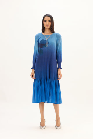 Ava Dress - Ombre Blue