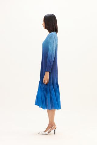 Ava Dress - Ombre Blue