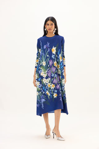 Azalea Dress - Deep Blue