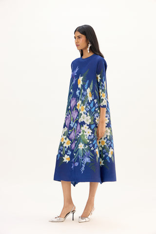 Azalea Dress - Deep Blue