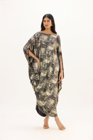 Ophelia Dress - Black & Gold