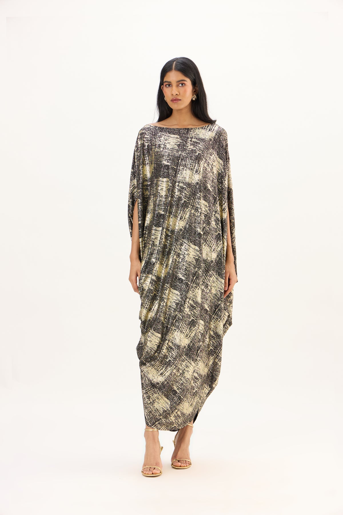 Ophelia Dress - Black & Gold