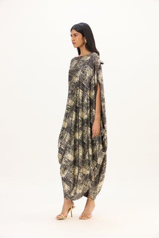 Ophelia Dress - Black & Gold