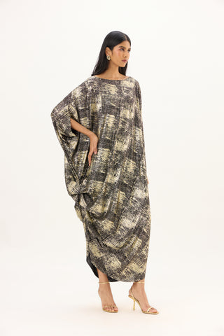 Ophelia Dress - Black & Gold