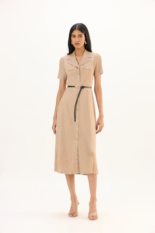 Aurora Dress - Taupe