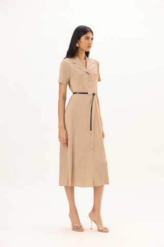 Aurora Dress - Taupe