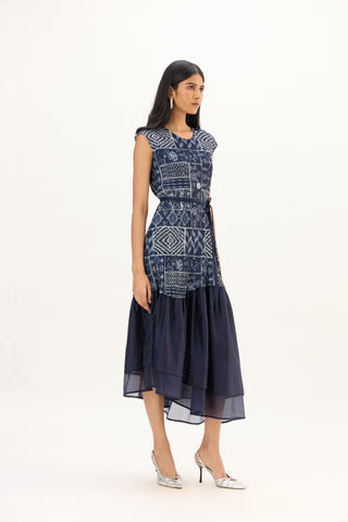 Valera Dress - Navy