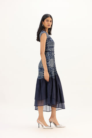 Valera Dress - Navy