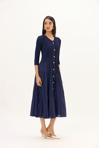 Iris Dress - Navy