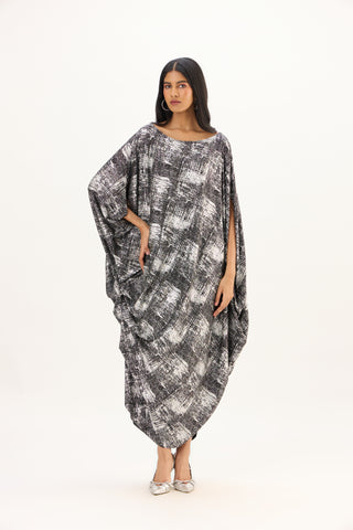 Ophelia Dress - Black & Silver