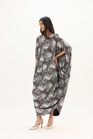 Ophelia Dress - Black & Silver