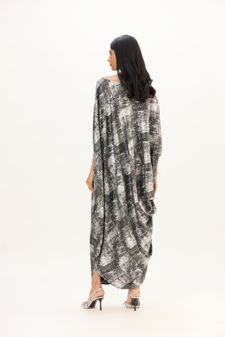 Ophelia Dress - Black & Silver