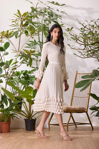 Carmen Dress - Ivory