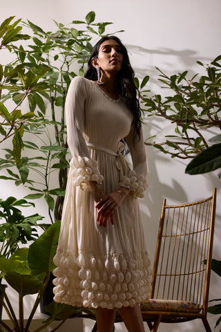 Carmen Dress - Ivory