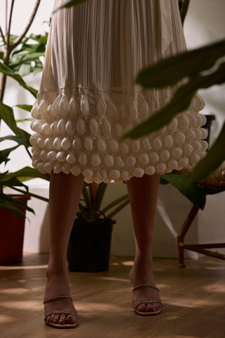 Carmen Dress - Ivory