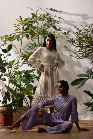 Vera Chevron Set - Lavender