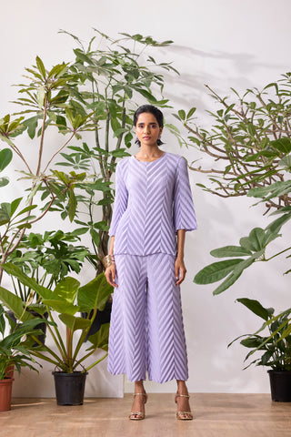 Vera Chevron Set - Lavender