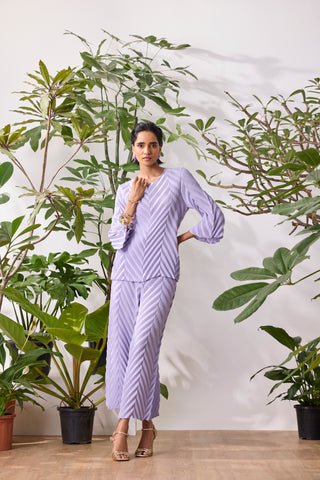 Vera Chevron Set - Lavender