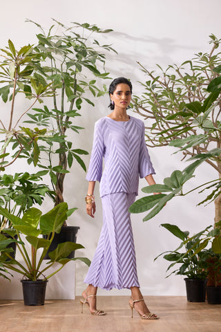 Vera Chevron Set - Lavender