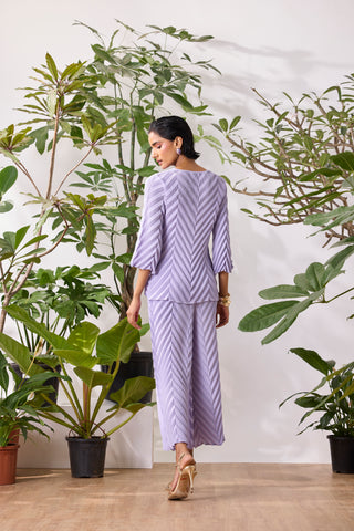 Vera Chevron Set - Lavender