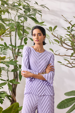 Vera Chevron Set - Lavender