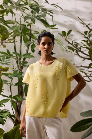Ayla Top - Lemon Yellow