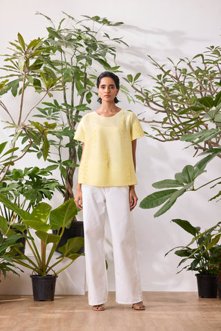 Ayla Top - Lemon Yellow