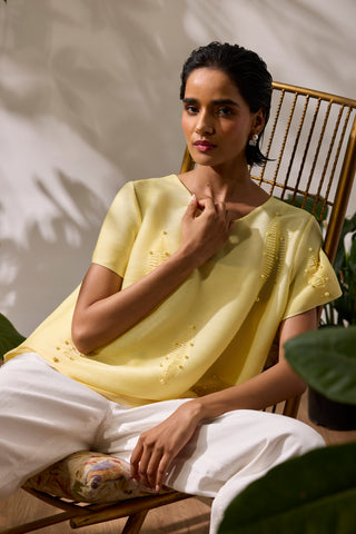 Ayla Top - Lemon Yellow