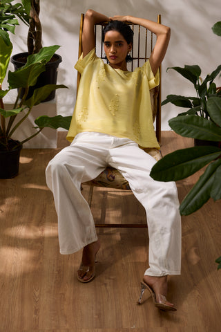 Ayla Top - Lemon Yellow