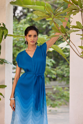 River Ombre Dress - Blue