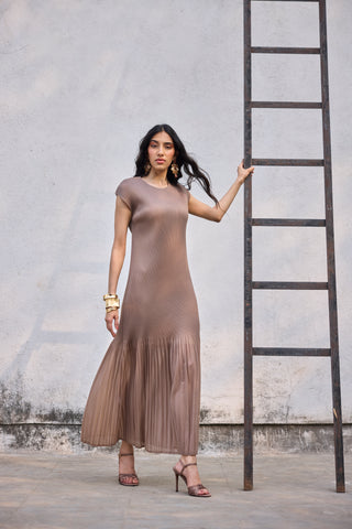 Livia Dress - Taupe